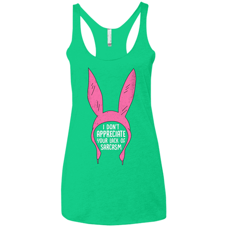 T-Shirts Envy / X-Small Sarcasm Wins Women's Triblend Racerback Tank