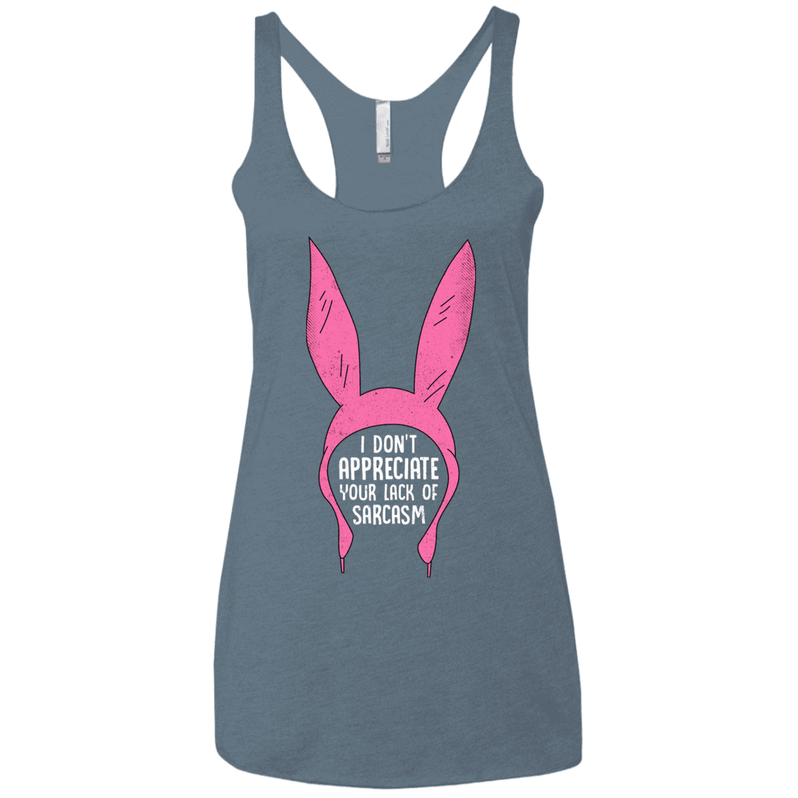 T-Shirts Indigo / X-Small Sarcasm Wins Women's Triblend Racerback Tank