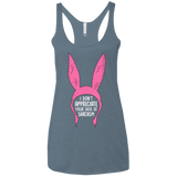 T-Shirts Indigo / X-Small Sarcasm Wins Women's Triblend Racerback Tank