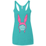 T-Shirts Tahiti Blue / X-Small Sarcasm Wins Women's Triblend Racerback Tank