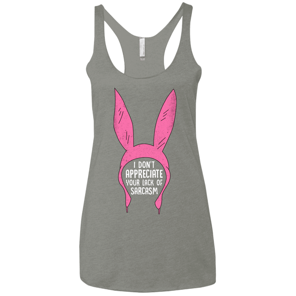 T-Shirts Venetian Grey / X-Small Sarcasm Wins Women's Triblend Racerback Tank