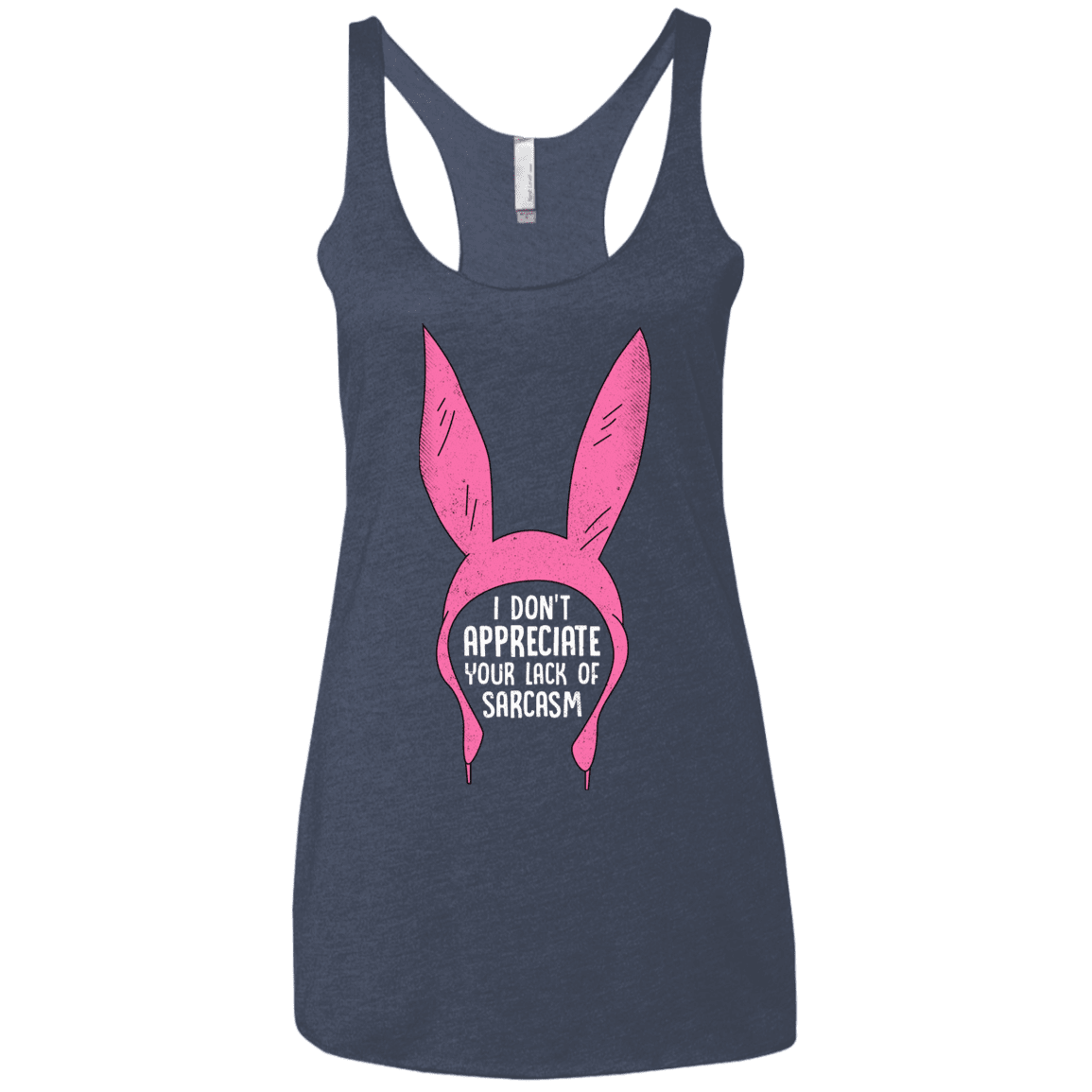 T-Shirts Vintage Navy / X-Small Sarcasm Wins Women's Triblend Racerback Tank