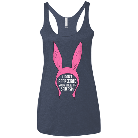 T-Shirts Vintage Navy / X-Small Sarcasm Wins Women's Triblend Racerback Tank