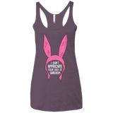 T-Shirts Vintage Purple / X-Small Sarcasm Wins Women's Triblend Racerback Tank