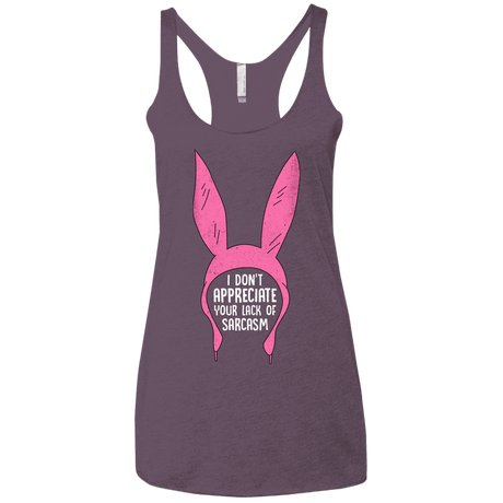 T-Shirts Vintage Purple / X-Small Sarcasm Wins Women's Triblend Racerback Tank