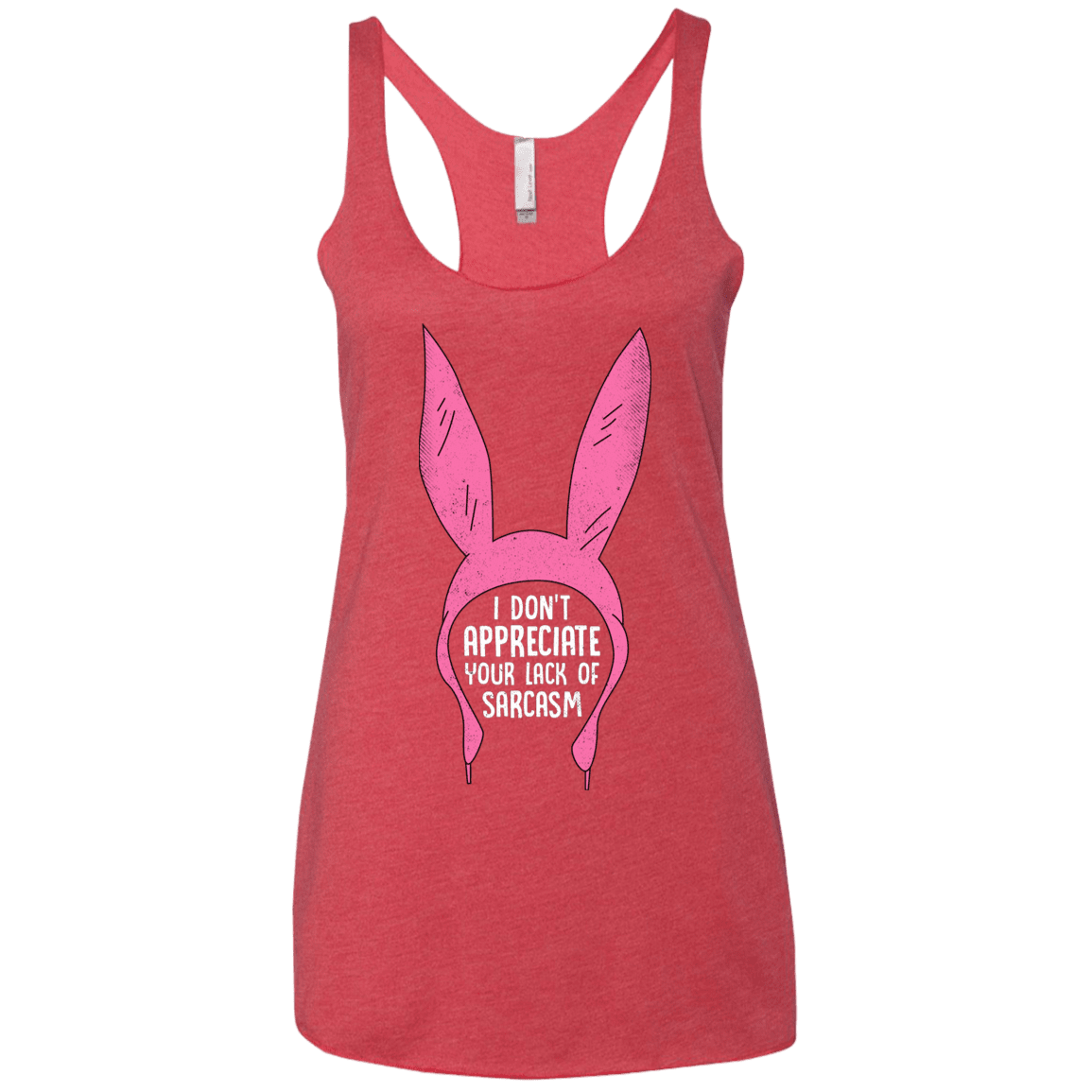 T-Shirts Vintage Red / X-Small Sarcasm Wins Women's Triblend Racerback Tank