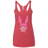 T-Shirts Vintage Red / X-Small Sarcasm Wins Women's Triblend Racerback Tank