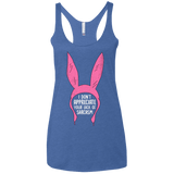 T-Shirts Vintage Royal / X-Small Sarcasm Wins Women's Triblend Racerback Tank