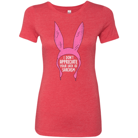 T-Shirts Vintage Red / S Sarcasm Wins Women's Triblend T-Shirt