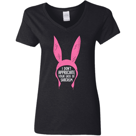 T-Shirts Black / S Sarcasm Wins Women's V-Neck T-Shirt