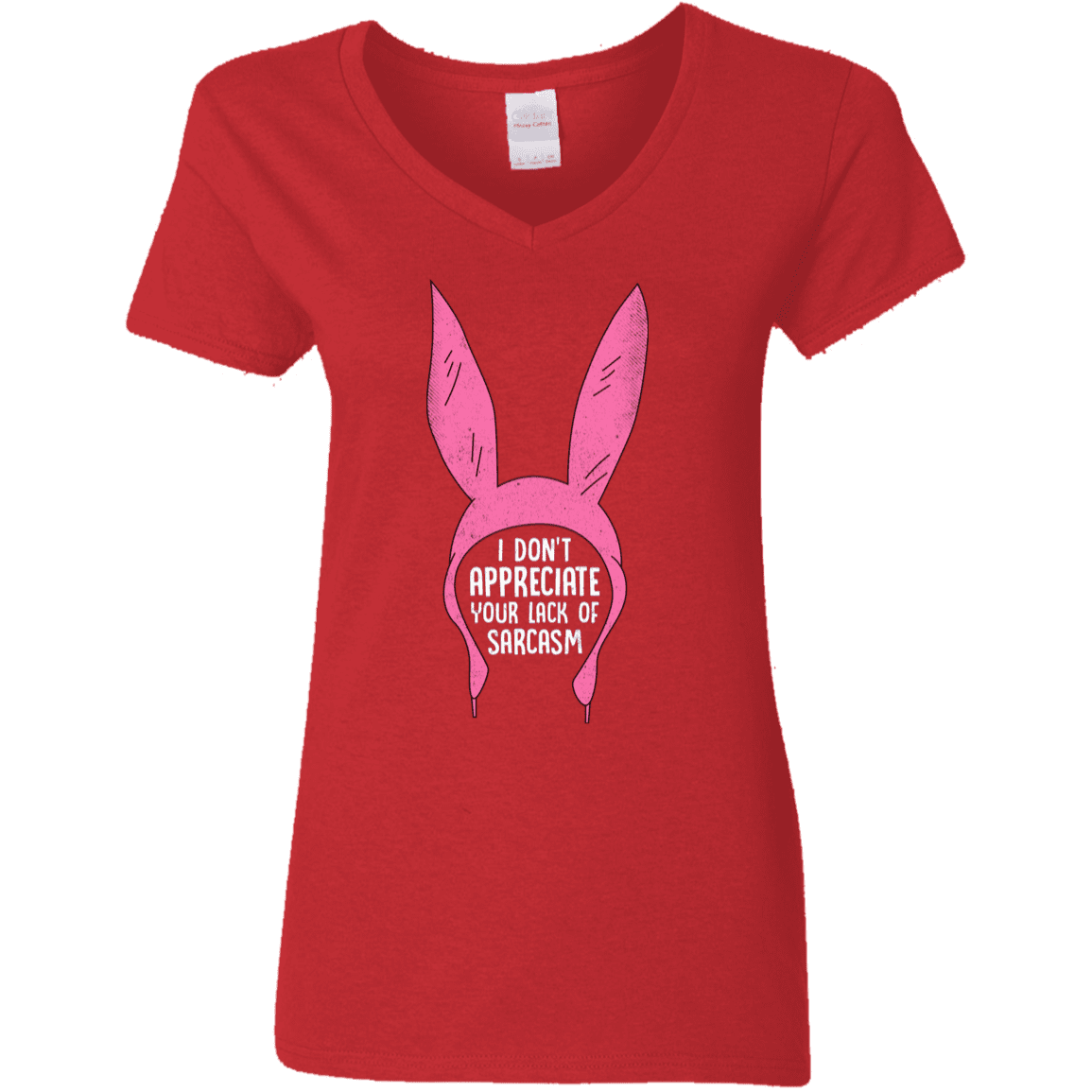 T-Shirts Red / S Sarcasm Wins Women's V-Neck T-Shirt