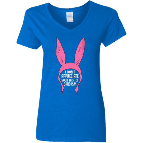 T-Shirts Royal / S Sarcasm Wins Women's V-Neck T-Shirt