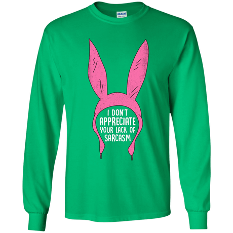 T-Shirts Irish Green / YS Sarcasm Wins Youth Long Sleeve T-Shirt