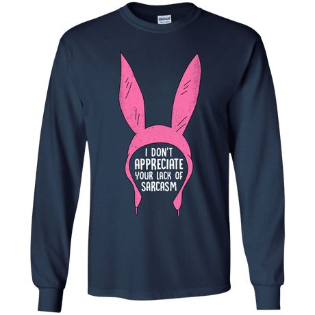 T-Shirts Navy / YS Sarcasm Wins Youth Long Sleeve T-Shirt