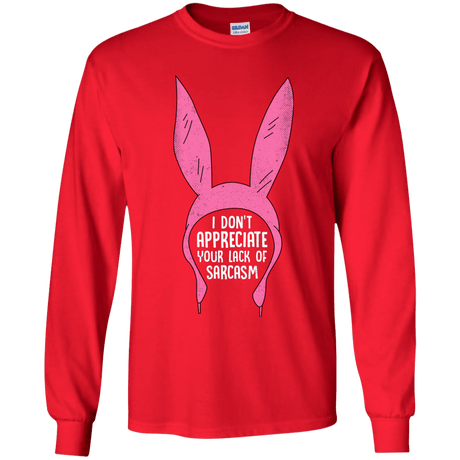 T-Shirts Red / YS Sarcasm Wins Youth Long Sleeve T-Shirt