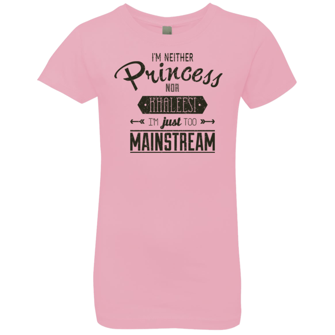 T-Shirts Light Pink / YXS Sarcastic Girl Girls Premium T-Shirt