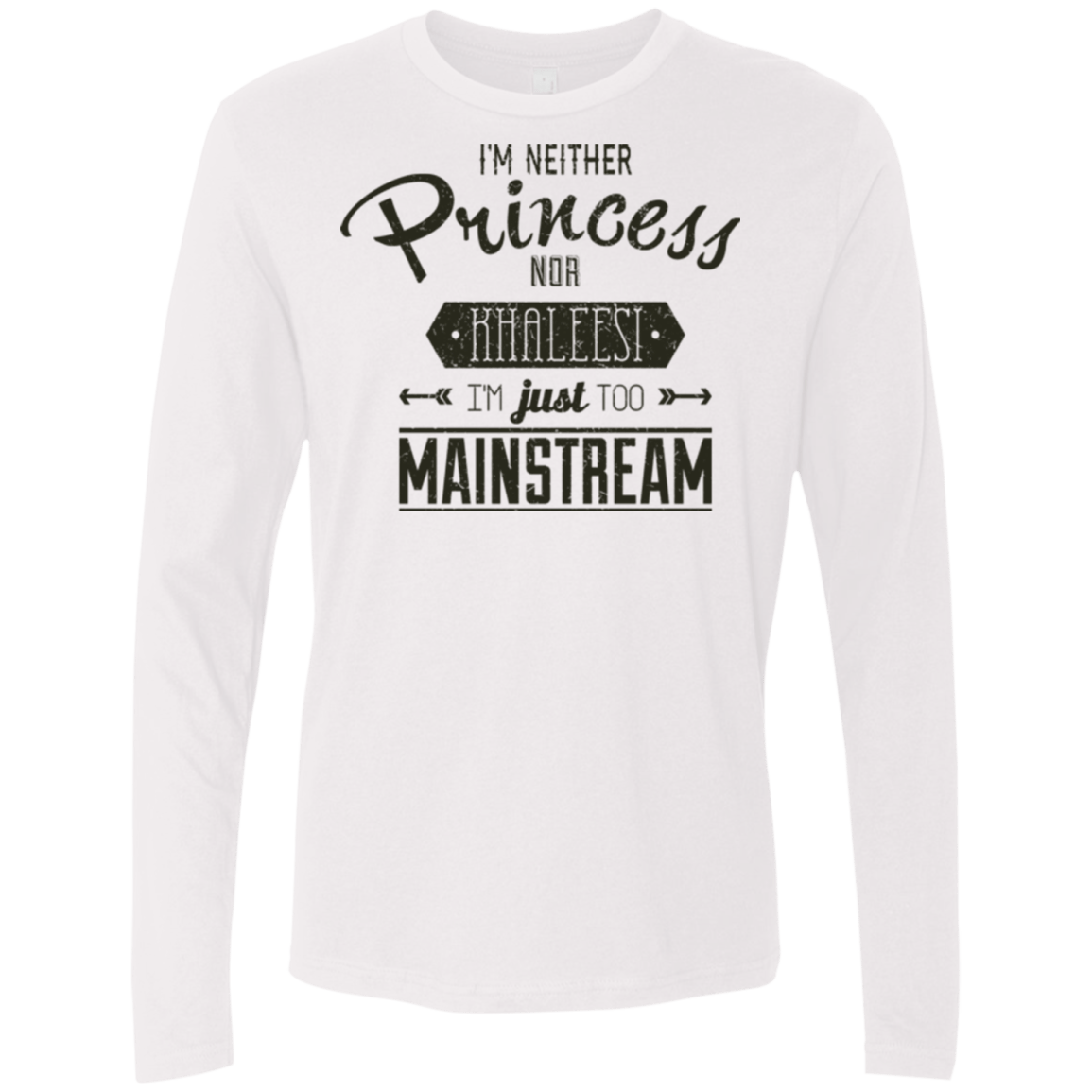 T-Shirts White / Small Sarcastic Girl Men's Premium Long Sleeve