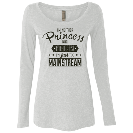 T-Shirts Heather White / Small Sarcastic Girl Women's Triblend Long Sleeve Shirt