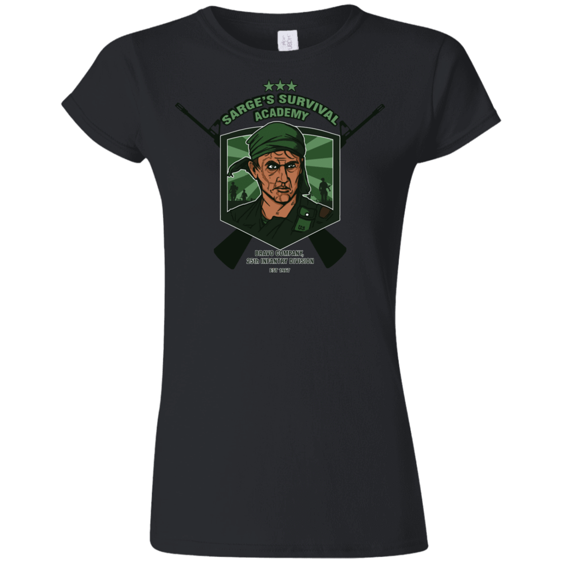 T-Shirts Black / S Sarges Survival Junior Slimmer-Fit T-Shirt