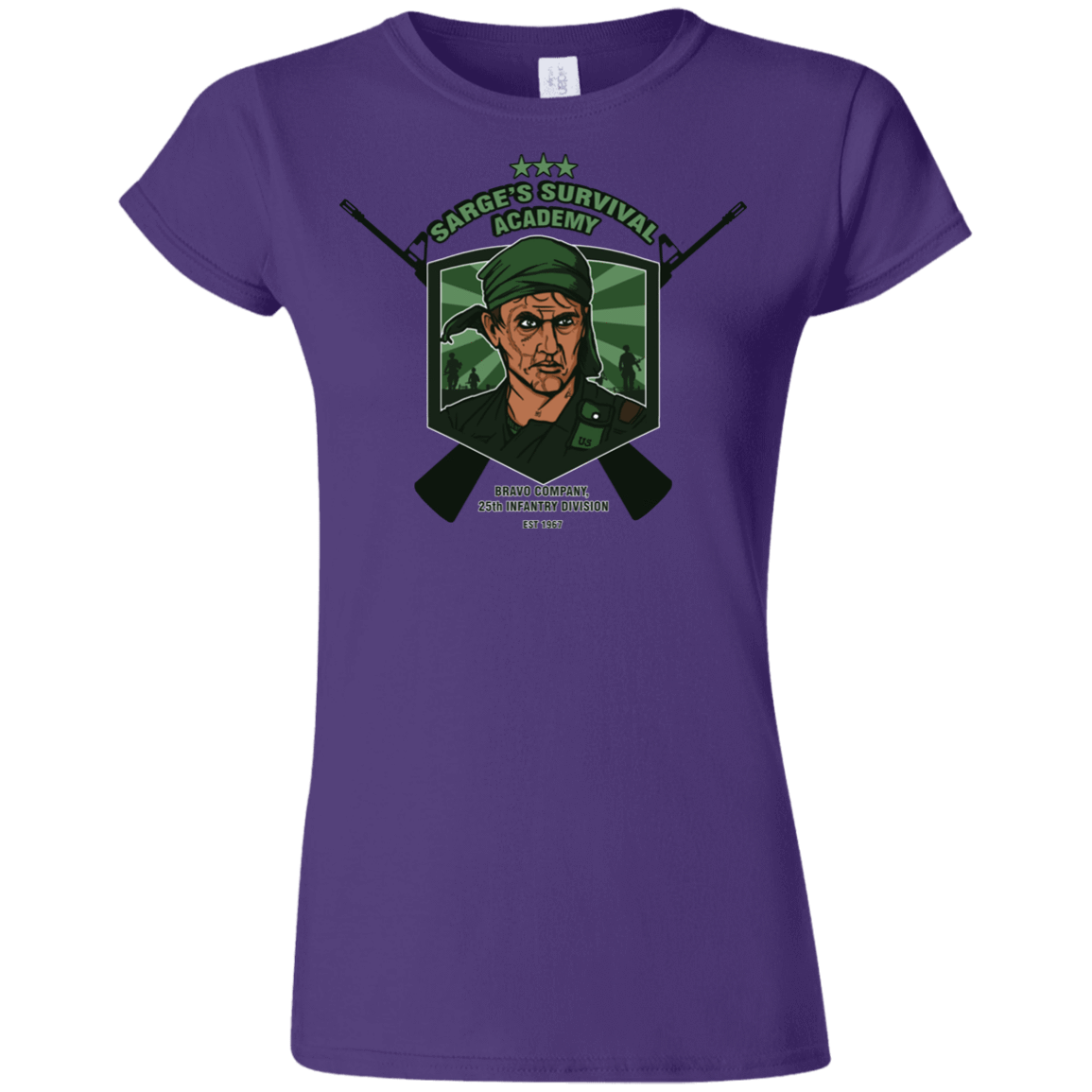 T-Shirts Purple / S Sarges Survival Junior Slimmer-Fit T-Shirt