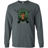 T-Shirts Dark Heather / S Sarges Survival Men's Long Sleeve T-Shirt