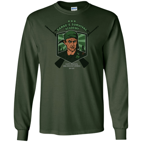 T-Shirts Forest Green / S Sarges Survival Men's Long Sleeve T-Shirt