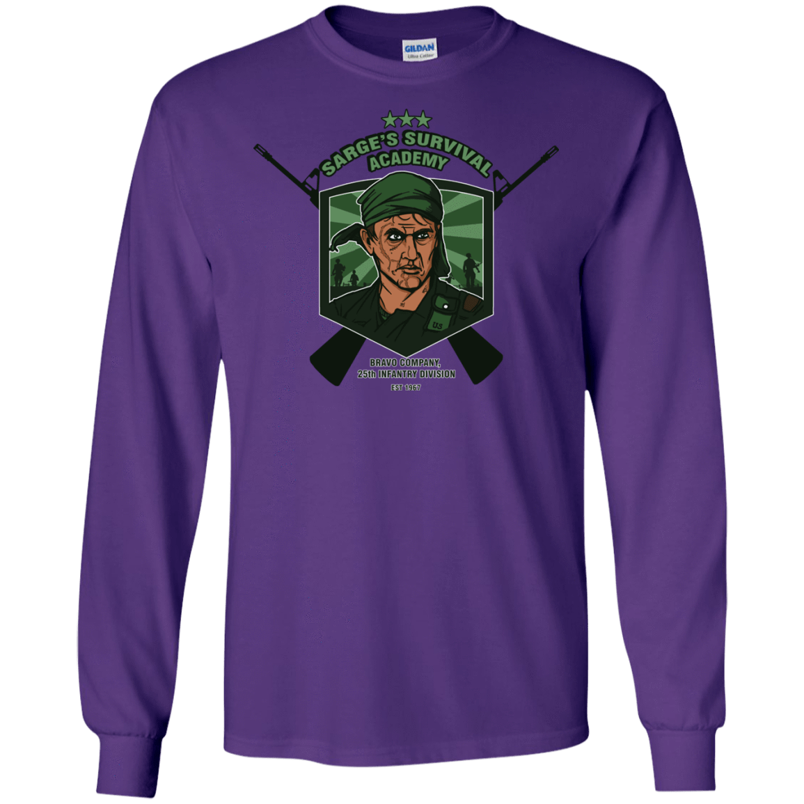 T-Shirts Purple / S Sarges Survival Men's Long Sleeve T-Shirt