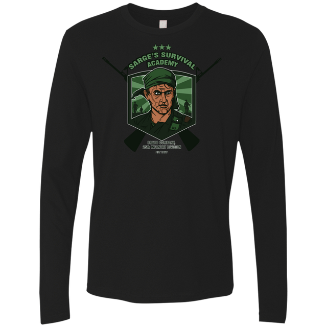 T-Shirts Black / S Sarges Survival Men's Premium Long Sleeve