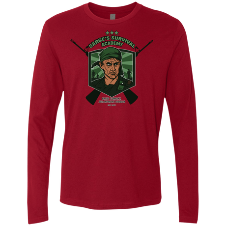 T-Shirts Cardinal / S Sarges Survival Men's Premium Long Sleeve