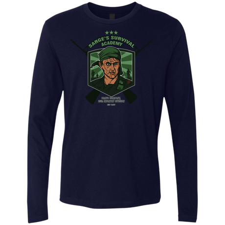 T-Shirts Midnight Navy / S Sarges Survival Men's Premium Long Sleeve