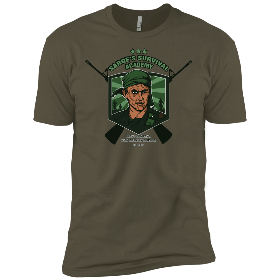 T-Shirts Military Green / X-Small Sarges Survival Men's Premium T-Shirt