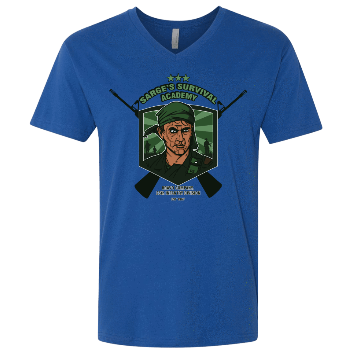 T-Shirts Royal / X-Small Sarges Survival Men's Premium V-Neck