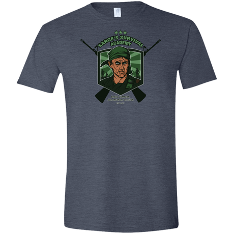 T-Shirts Heather Navy / S Sarges Survival Men's Semi-Fitted Softstyle