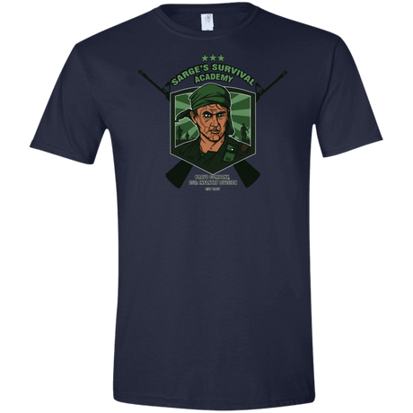 T-Shirts Navy / X-Small Sarges Survival Men's Semi-Fitted Softstyle