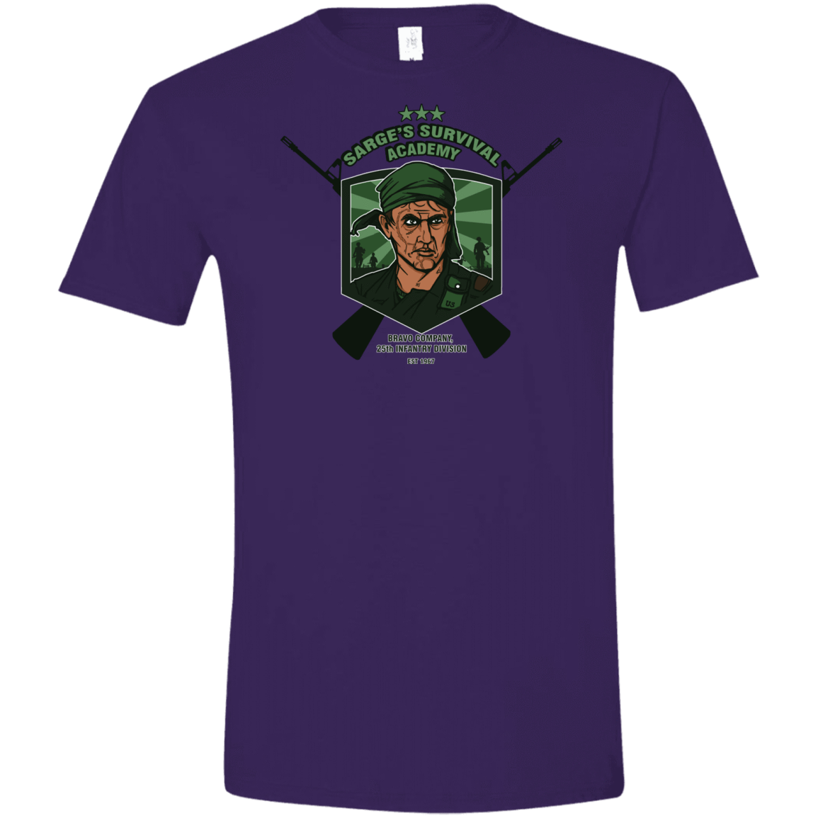 T-Shirts Purple / S Sarges Survival Men's Semi-Fitted Softstyle