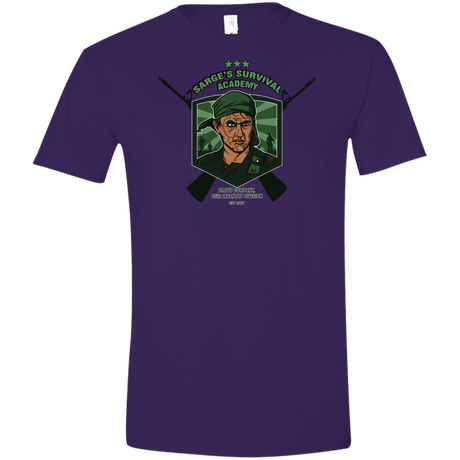 T-Shirts Purple / S Sarges Survival Men's Semi-Fitted Softstyle