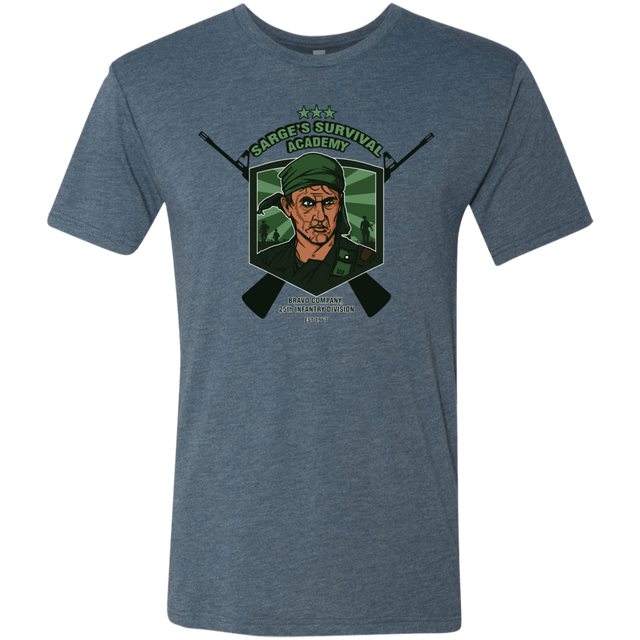 T-Shirts Indigo / S Sarges Survival Men's Triblend T-Shirt