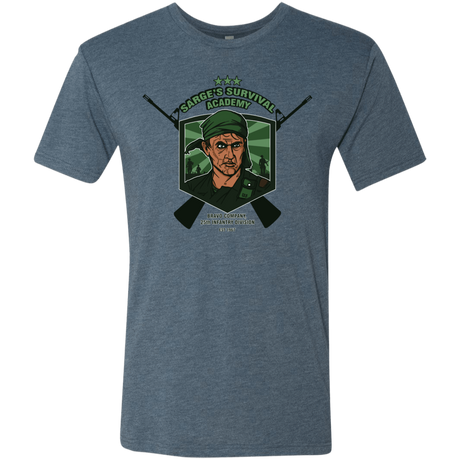 T-Shirts Indigo / S Sarges Survival Men's Triblend T-Shirt