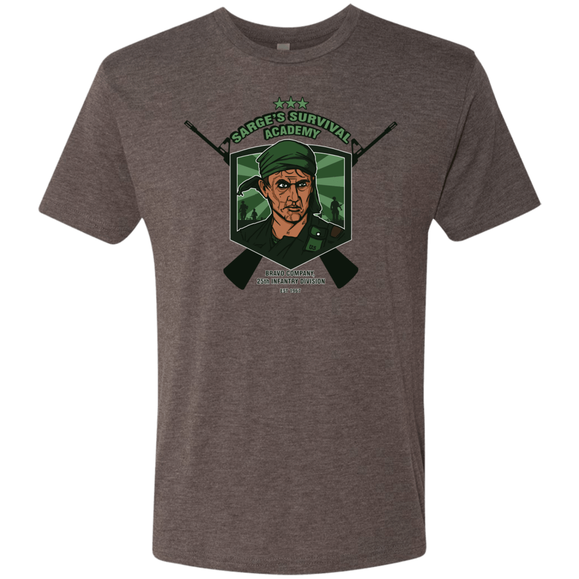 T-Shirts Macchiato / S Sarges Survival Men's Triblend T-Shirt