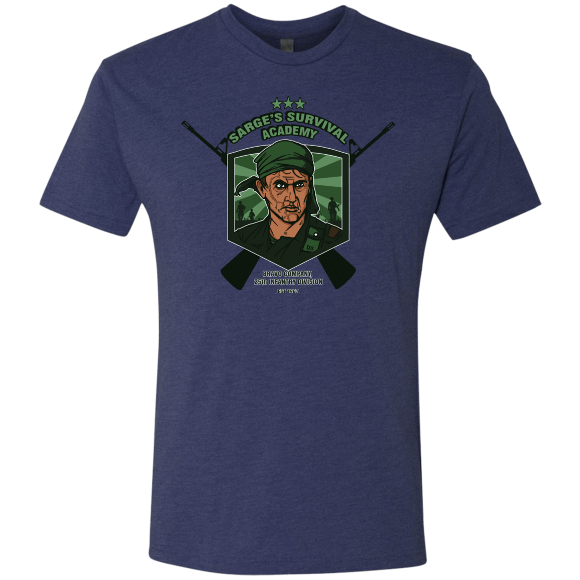 T-Shirts Vintage Navy / S Sarges Survival Men's Triblend T-Shirt
