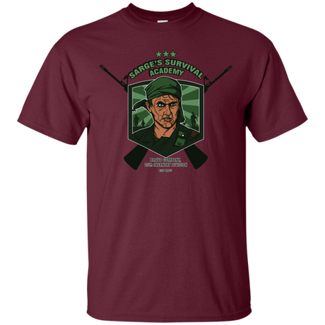 T-Shirts Maroon / S Sarges Survival T-Shirt