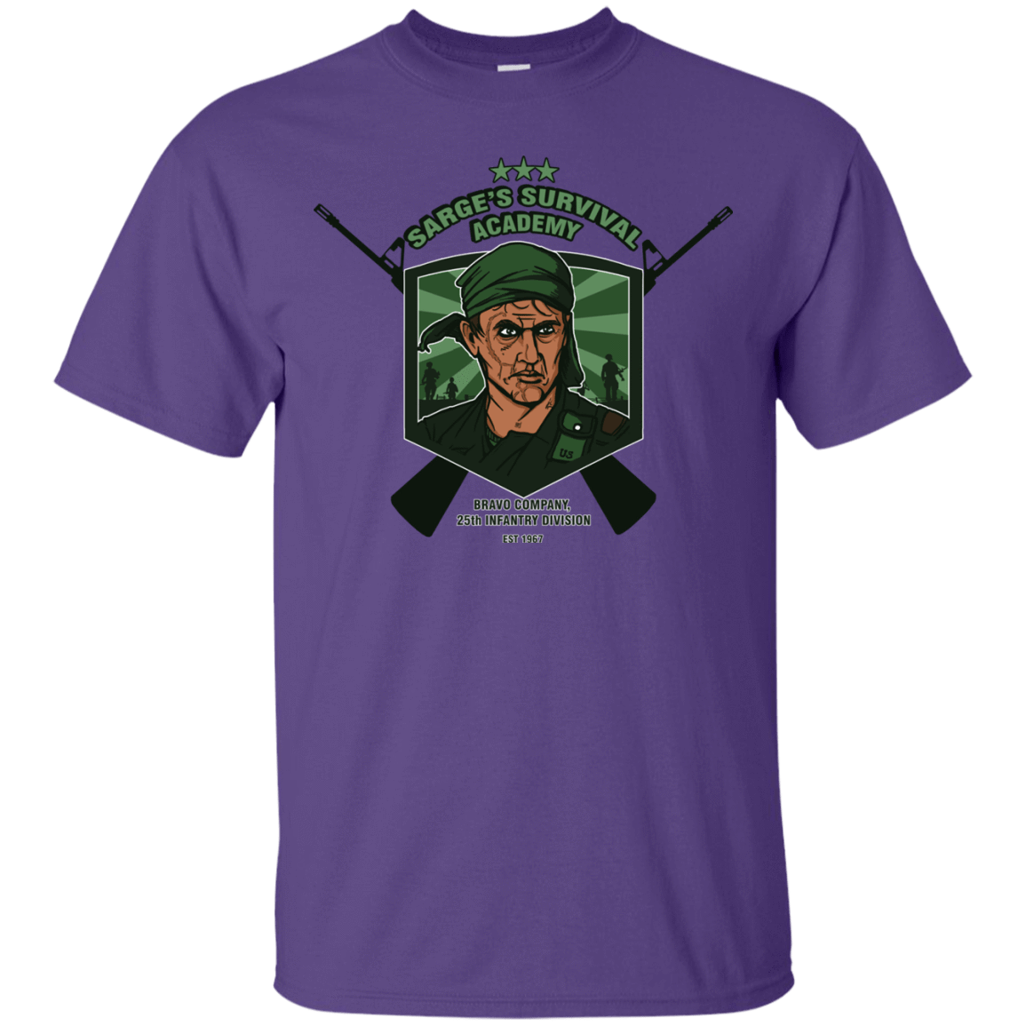 T-Shirts Purple / S Sarges Survival T-Shirt