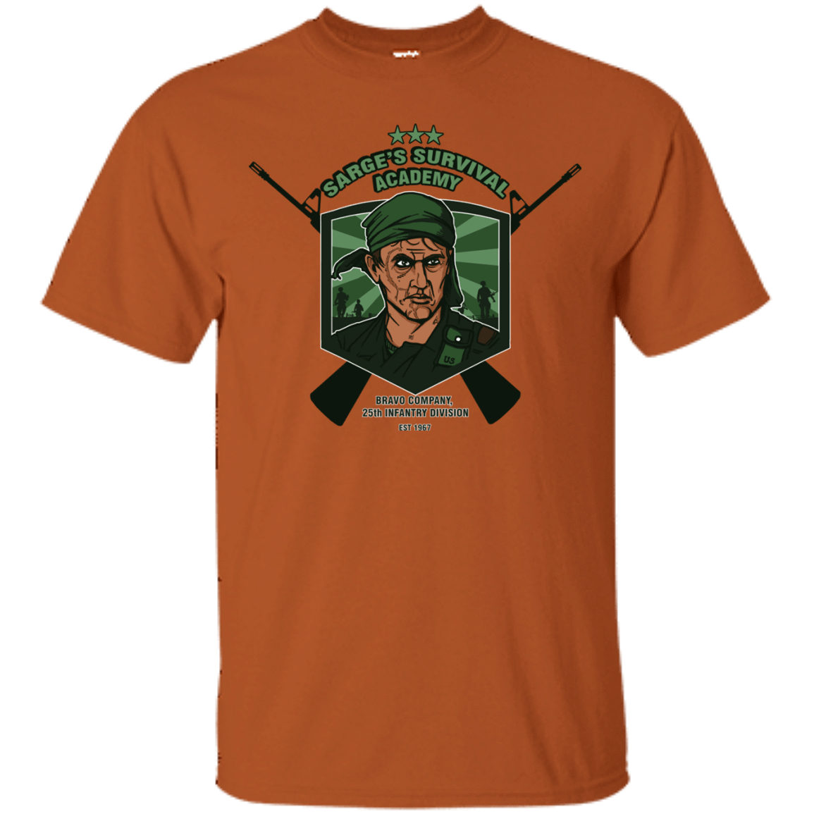 T-Shirts Texas Orange / S Sarges Survival T-Shirt