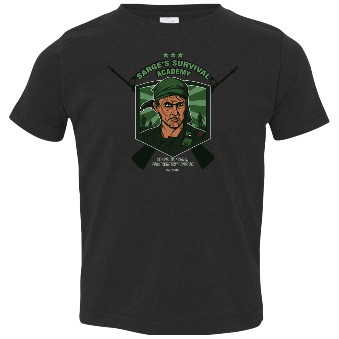 T-Shirts Black / 2T Sarges Survival Toddler Premium T-Shirt