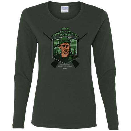 T-Shirts Forest / S Sarges Survival Women's Long Sleeve T-Shirt
