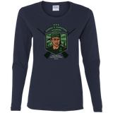 T-Shirts Navy / S Sarges Survival Women's Long Sleeve T-Shirt