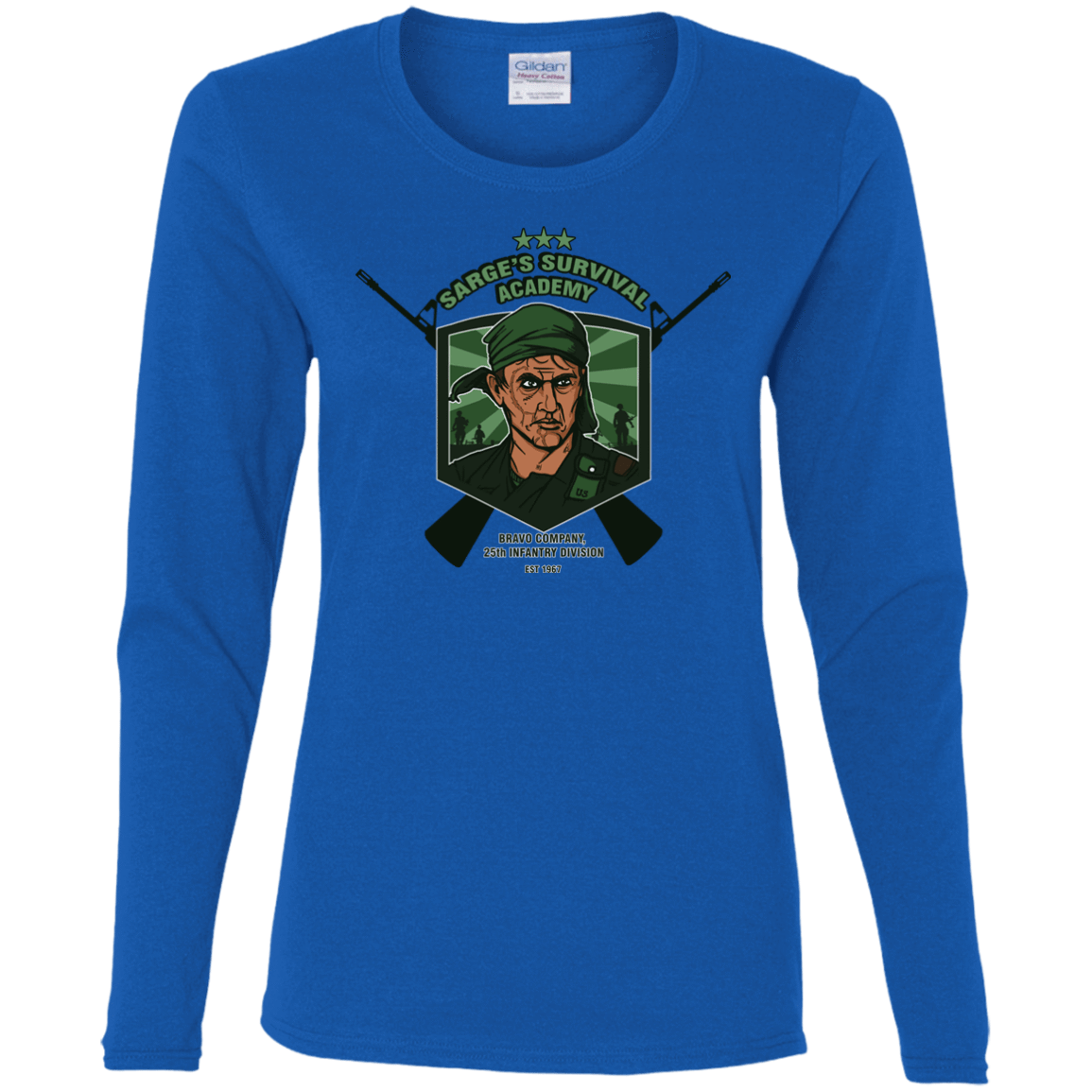 T-Shirts Royal / S Sarges Survival Women's Long Sleeve T-Shirt