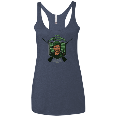 T-Shirts Vintage Navy / X-Small Sarges Survival Women's Triblend Racerback Tank