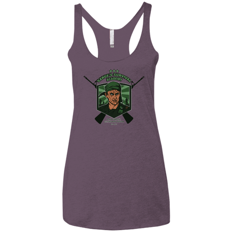 T-Shirts Vintage Purple / X-Small Sarges Survival Women's Triblend Racerback Tank