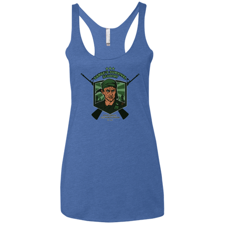 T-Shirts Vintage Royal / X-Small Sarges Survival Women's Triblend Racerback Tank